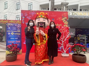 Siêu thi mini Tết 0 đồng - Hỗ trợ người lao động đón Tết Nguyên đán Nhâm Dần 2022